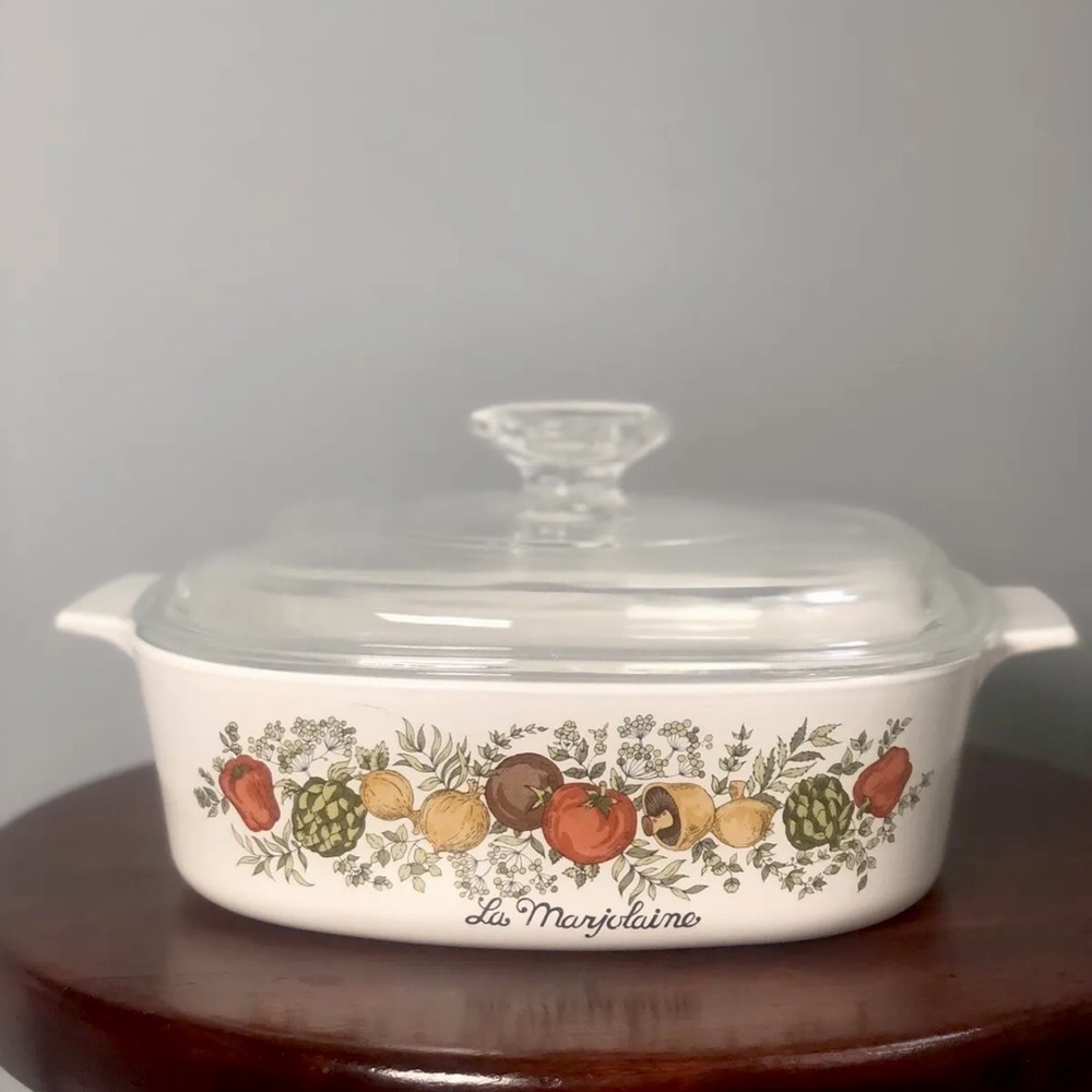 *RARE* Vintage La Marjolaine Spice Of Life 2 quart corning ware A-2-B casserole